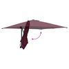 vidaXL Parasol de Grădină Roșu Bordeaux 248,5 x 247,5 x 160 cm
