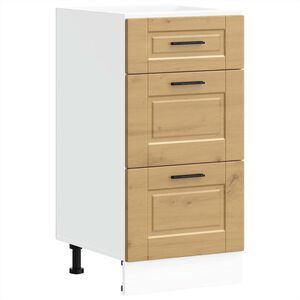 vidaXL Dulap de bază de bucătărie &bdquo;Porto&rdquo; din lemn de stejar artizanal