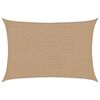vidaXL P&acirc;nză parasolar, taupe, 2x2,5 m, HDPE, 160 g/m&sup2;