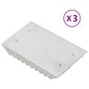 vidaXL Piepteni de curry, 3 buc., argintiu, aluminiu