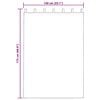 vidaXL Perdele opace 2 pcs Crem 140 x 175 cm Catifea