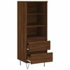 vidaXL Dulap &icirc;nalt, stejar maro, 40x36x110 cm, lemn compozit