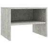 vidaXL Noptiere, 2 buc., gri beton, 40x30x30 cm, lemn prelucrat