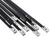 vidaXL Legătură pentru cablu 12 buc. 4,6 x 300 mm Negru
