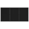 vidaXL Set de masă pentru grădină 5 pcs Negru