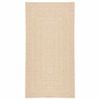 vidaXL Covor ZIZUR aspect iută, 60x110 cm, pentru interior și exterior