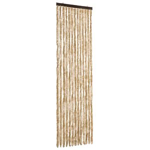 vidaXL Perdea pentru insecte, bej, 56x200 cm, Chenille