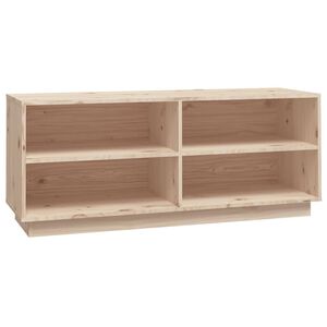 vidaXL Pantofar, 110x34x45 cm, lemn masiv de pin