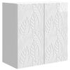 vidaXL Dulap montat pe perete Alb foarte lucios 59 x 31 x 60 cm