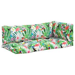 vidaXL Perne pentru paleți, 3 buc., multicolor, țesătură oxford