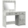 vidaXL Masă de Machiaj 2 buc. Gri 40 x 41 x 75 cm Lemn prelucrat