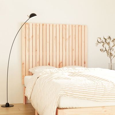 vidaXL Tăblie de pat pentru perete, 127,5x3x110 cm, lemn masiv de pin