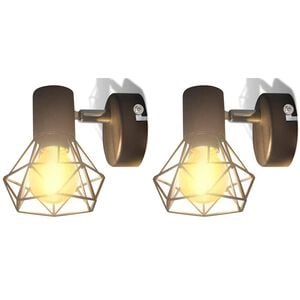 Aplice perete cadru s&acirc;rmă, stil industrial, negru, bec cu filament LED