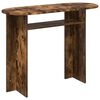vidaXL Masă de consolă cu depozitare Stejar fumuriu 100 x 39,5 x 75 cm