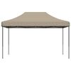 vidaXL Cort de petrecere pliabil Pop-Up, taupe, 440x292x315 cm
