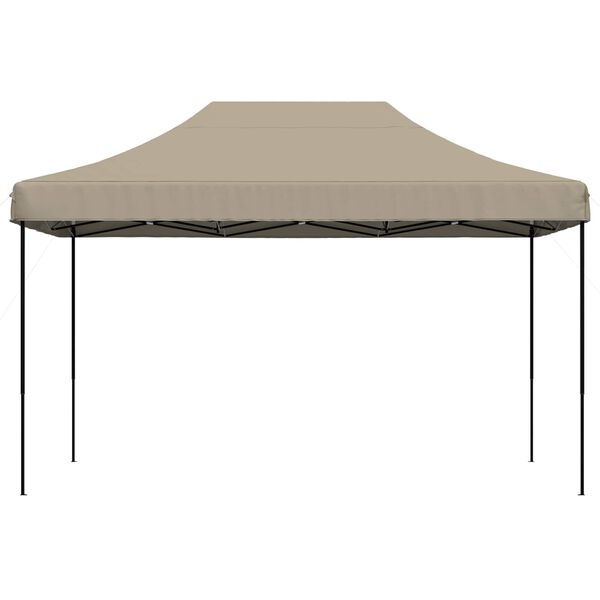 vidaXL Cort de petrecere pliabil Pop-Up, taupe, 440x292x315 cm