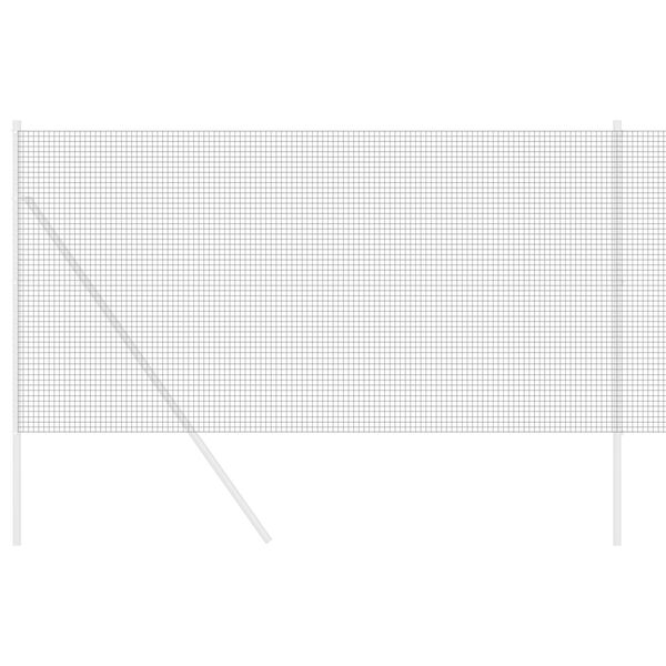 vidaXL Gard din sârmă sudată Gri 1.4 x 50 m Oțel