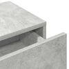 vidaXL Raft de perete cu sertare Gri beton 60x26,5x15cm Lemn prelucrat