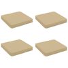 vidaXL Perne pentru șezut cu 4 piese VUGHT 4 pcs 100% Polyester Bej