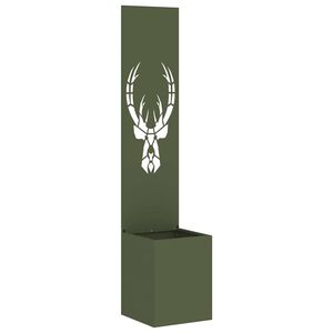 vidaXL Ecran de intimitate pentru grădină Olivengr&oslash;nn 32 x 32 x 150 cm