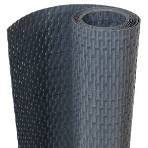 vidaXL Paravan pentru balcon, antracit, 300x90 cm, poliratan