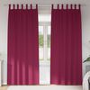 vidaXL Perdele Opaque cu Inel 2 pcs Roșu Vin 245 x 140 cm Poliester