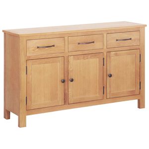 vidaXL Bufet Maro 112 x 33.5 x 70 cm Lemn de stejar masiv