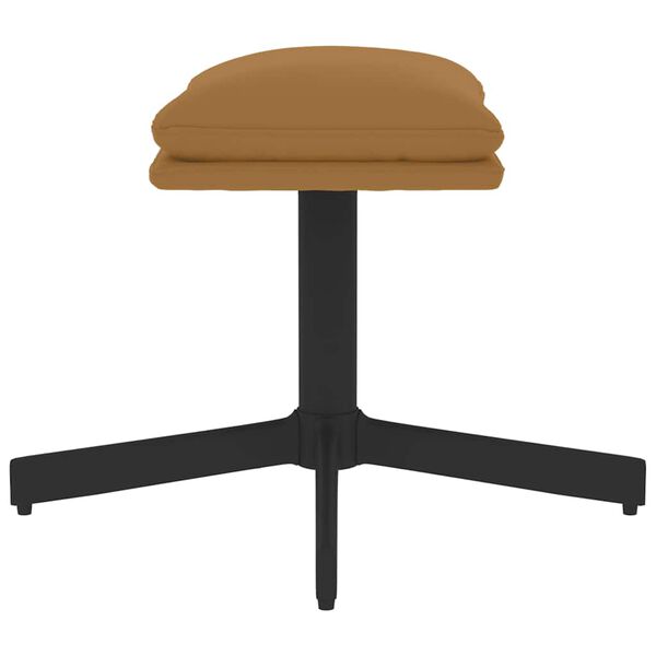 vidaXL Taburet, maro, 60x60x36 cm, catifea