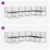 vidaXL Set de canapele de exterior 7 pcs natural Lemn Solid de Acacia
