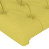 vidaXL Pat box spring cu saltea, verde, 180x200 cm, textil