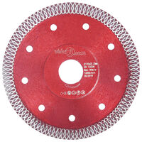 vidaXL Disc diamantat de tăiere cu găuri oțel, 125 mm