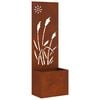 vidaXL Ecran de intimitate pentru grădină Ruginit 50 x 32 x 150 cm