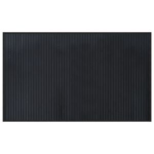 vidaXL Covor dreptunghiular, negru, 60x100 cm, bambus