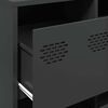vidaXL Dulap, negru, 135x39x73,5 cm, oțel laminat la rece