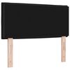 vidaXL Tăblie cap cu headboard Negru 80 cm Piele artificială