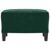 vidaXL Taburet, verde &icirc;nchis, 60x50x41 cm, catifea