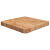 vidaXL Blat masă pătrat maro deschis 40x40x4 cm lemn stejar tratat