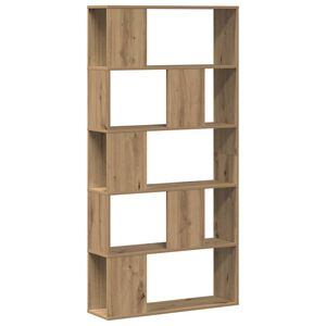 vidaXL Bibliotecă 5 niveluri stejar artizanal 80,5x23,5x162,5 cm lemn
