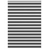 vidaXL Jaluzea tip zebra neagră lățime țesătură 155,9 cm poliester