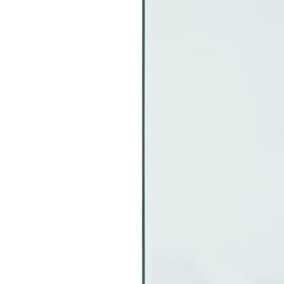 vidaXL Placă de sticlă pentru șemineu, dreptunghiulară, 100x50 cm