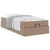 vidaXL Cadru de pat cu saltea Altele 2 buc. Cafeniu PVC