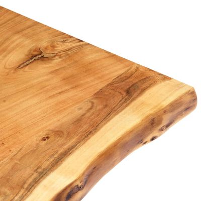 vidaXL Blat de masă, 118x(50-60)x2,5 cm, lemn masiv de acacia