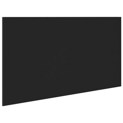 vidaXL Tăblie de pat, negru, 160x1,5x80 cm, lemn prelucrat