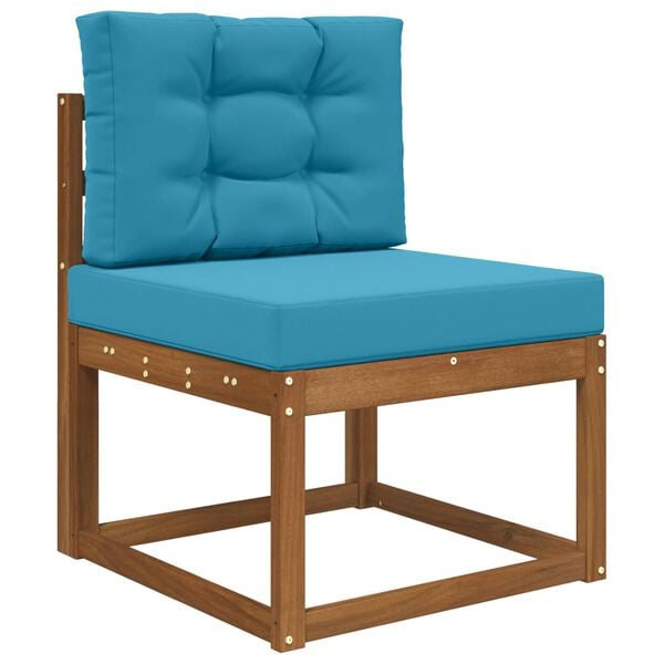 vidaXL Perna pentru canapea de exterior 2 pcs Albastru regal Poliester