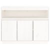vidaXL Servantă, alb, 104,5x34x80 cm, lemn masiv de pin