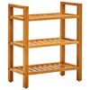 vidaXL Pantofar cu 3 rafturi, 50x27x60 cm, lemn masiv de stejar