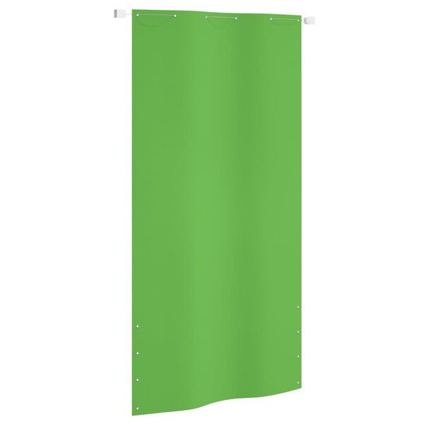 vidaXL Paravan de balcon, verde deschis, 120x240 cm, țesătură oxford