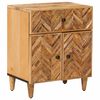 vidaXL Noptieră cu sertar Maro 50 x 33 x 60 cm Lemn de mango solid