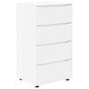 vidaXL Dulapuri de depozitare 60 x 48 x 105 cm Lemn prelucrat Alb