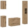 vidaXL Set de dulapuri pentru baie, 4 piese UTRECHT Stejar Artizanal